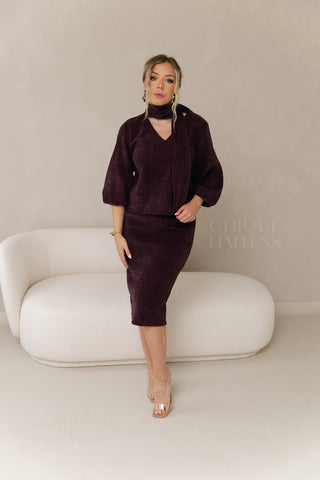Being Elegant Set Aubergine