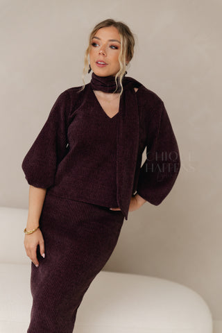 Being Elegant Set Aubergine