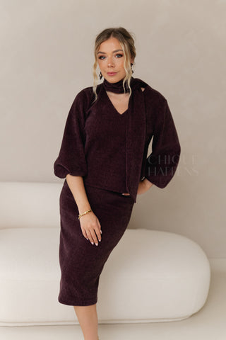 Being Elegant Set Aubergine