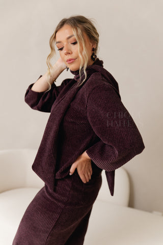 Being Elegant Set Aubergine