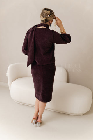 Being Elegant Set Aubergine