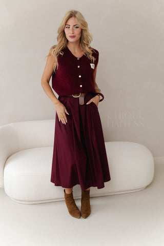 Bare Essence Knit Bordeaux