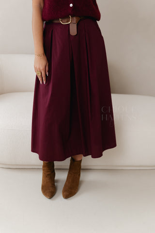 Vivienne Skirt Bordeaux