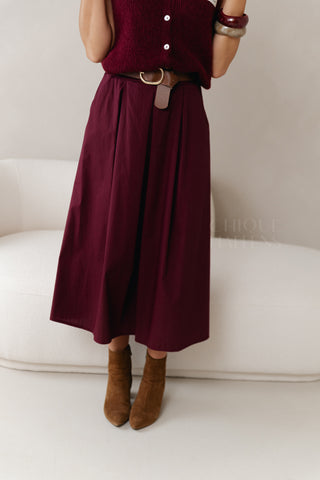Vivienne Skirt Bordeaux