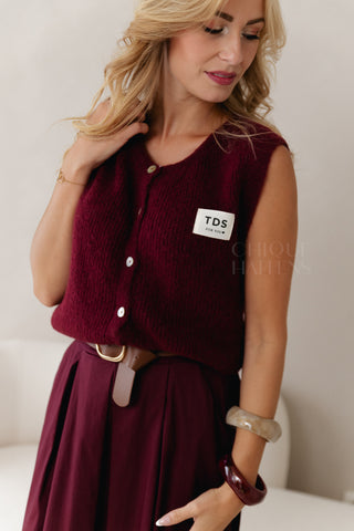 Bare Essence Knit Bordeaux
