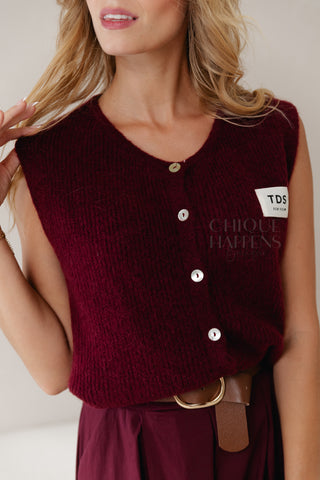 Bare Essence Knit Bordeaux
