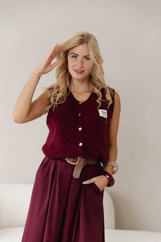 Bare Essence Knit Bordeaux