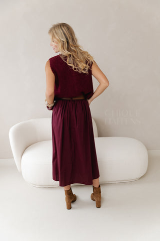 Bare Essence Knit Bordeaux