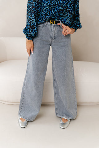 Palazzo Trousers Grey