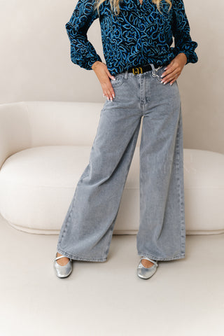 Palazzo Trousers Grey
