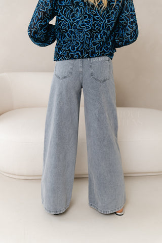 Palazzo Trousers Grey