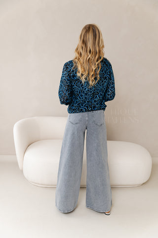 Palazzo Trousers Grey