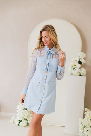 Lacy Blazerdress Baby Blue