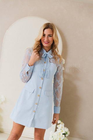Lacy Blazerdress Baby Blue