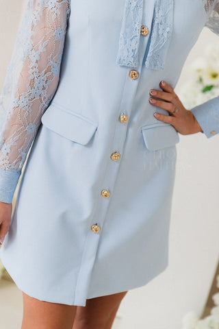 Lacy Blazerdress Baby Blue