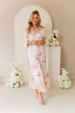 You Bloom Dress Beige