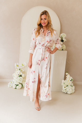 You Bloom Dress Beige