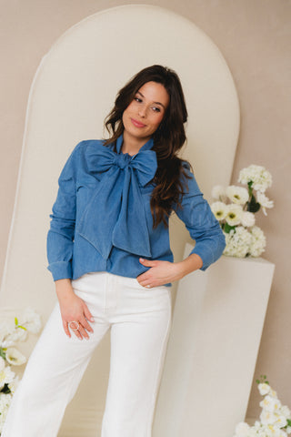 Bow Jeans Shirt