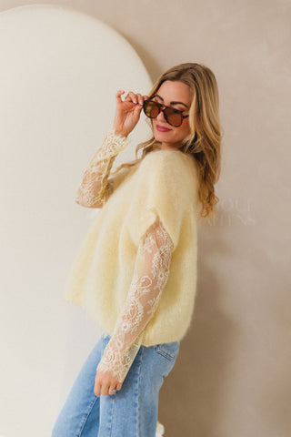 Pastel Yellow Knit