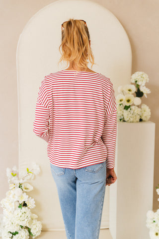 Red Stripes Shirt