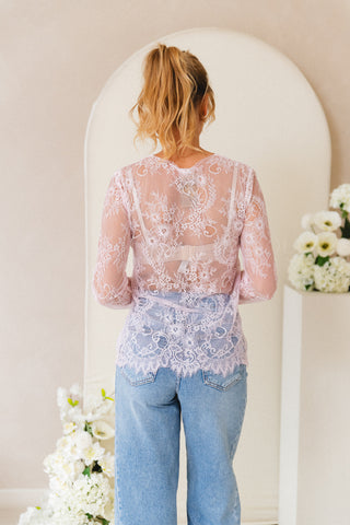 Lacy Lacy Pink Top