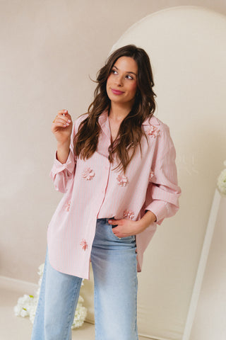 Oversized Les Fleurs Shirt