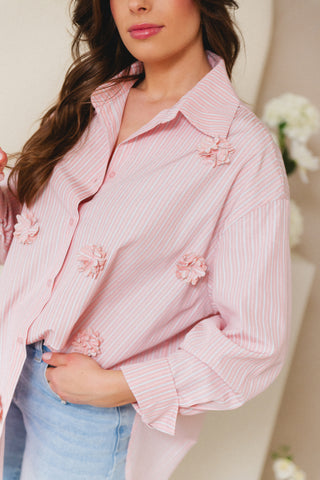 Oversized Les Fleurs Shirt