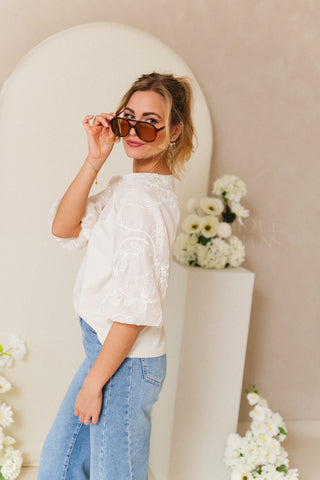 Balloon Sleeves Shirt