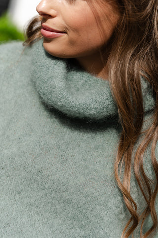 Fancy Mohair Knit Mint