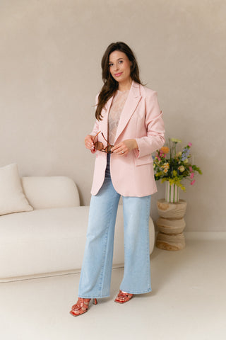 Pink Oversized Blazer