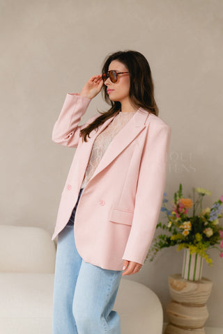 Pink Oversized Blazer