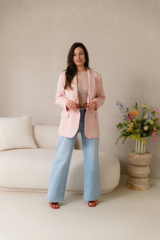Pink Oversized Blazer