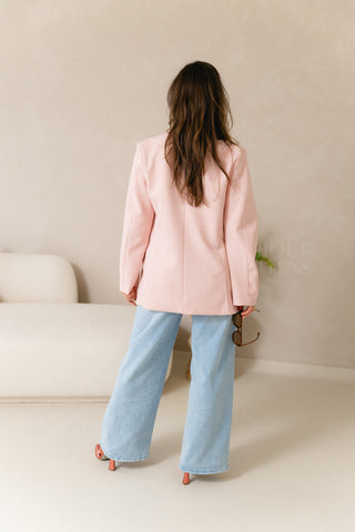 Pink Oversized Blazer
