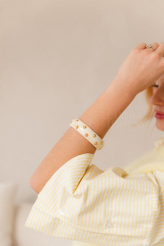 Chunky Ecru Bracelet