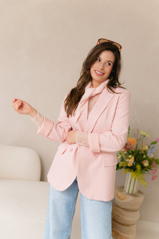 Pink Oversized Blazer