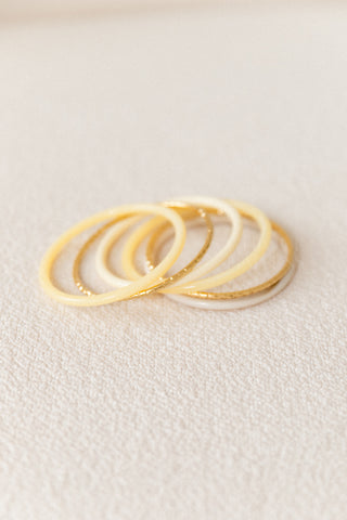 Butter yellow Bracelet Set