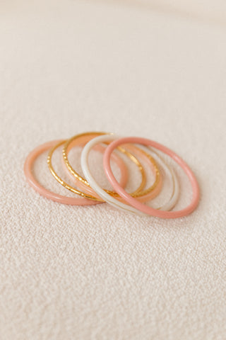 Blush Pink Bracelet Set