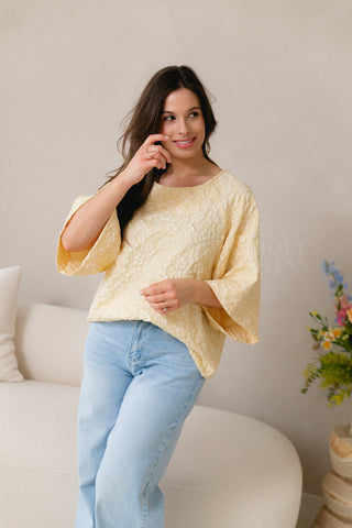 Florence Blouse Pastel Yellow