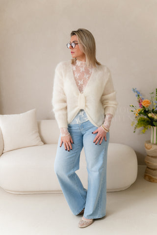 Bow Mohair Knit