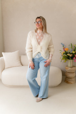 Bow Mohair Knit