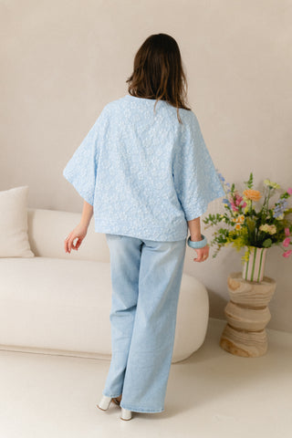 Florence Blouse Baby Blue