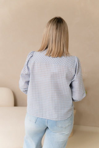 Elodie Check Blouse