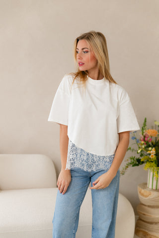 White Lace Shirt