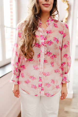 Pink Blossom Blouse