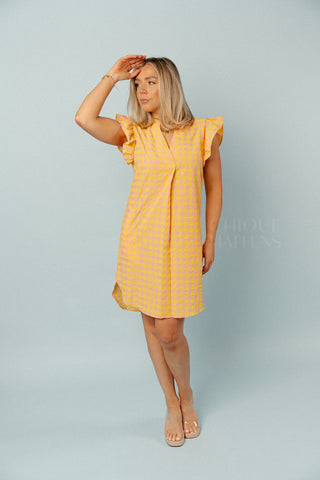 Following The Sun Dress Orange