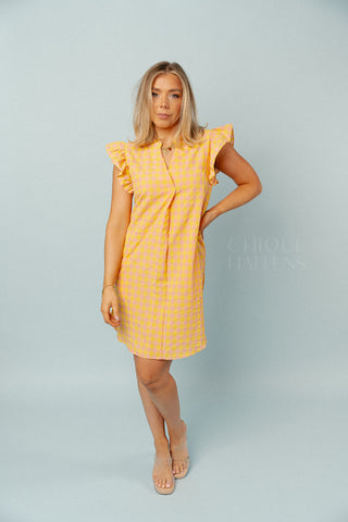 Following The Sun Dress Orange