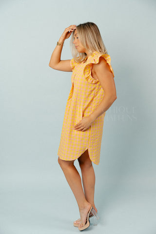 Following The Sun Dress Orange