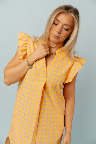 Following The Sun Dress Orange
