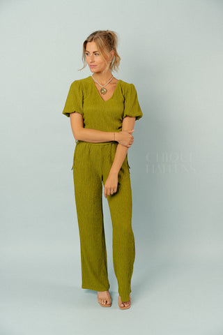 Olive Chique Pants