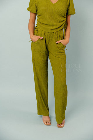 Olive Chique Pants